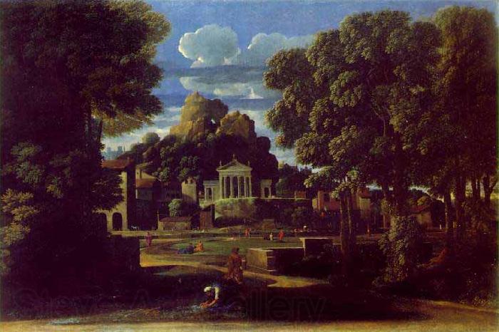 Nicolas Poussin Landscape with the Ashes of Phocion Spain oil painting art
